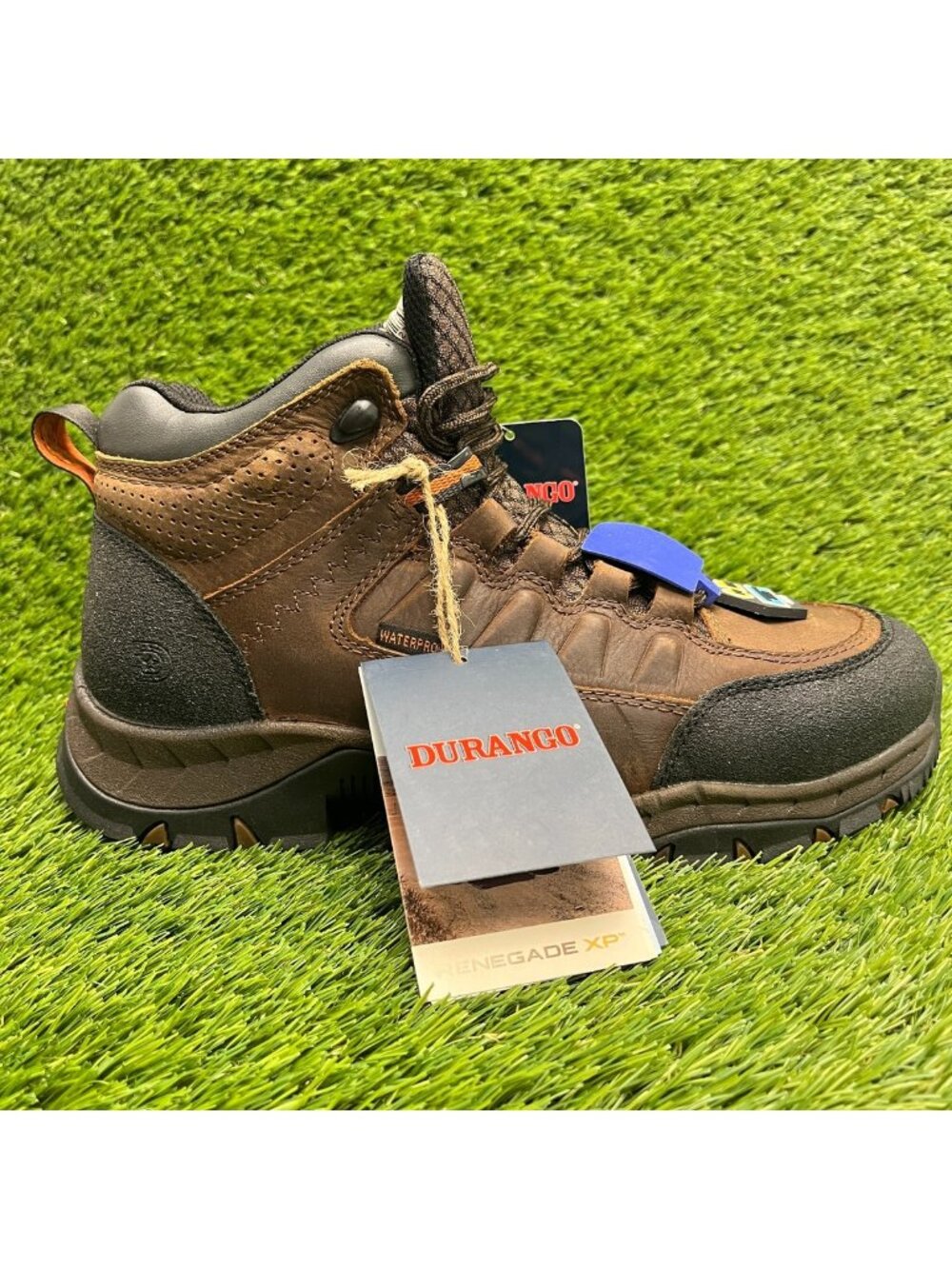 Durango Renegade XP Mens Size 8.5 Brown Black Waterproof Leather Hiking Boots
